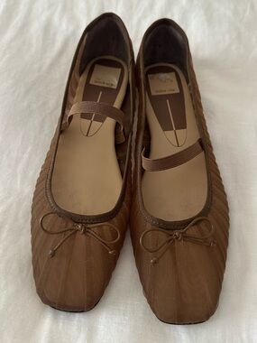 Raevan Ballerina Flats - Mid Brown